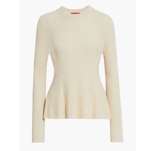 Altuzarra cashmere ivory frankie sweater
